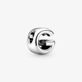 925 Sterling Silver Letter G Alphabet Beads for Charms Bracelets