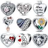 925 Sterling Silver Love Beads Series for Bracelet & Bangle Gift