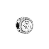 925 Sterling Silver Circle Pendant Necklace Charm