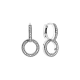 925 Sterling Silver Circle Pendant Necklace Charm