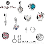 925 Sterling Silver Circle Pendant Necklace Charm
