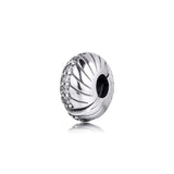 925 Sterling Silver Snake Chain Clip Charm Fits Bracelet - Silver Jewelry Gift