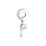 925 Sterling Silver Dolphin Charm Pendant for Bracelet
