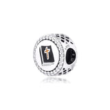 925 Silver Power of Prayer Charm Metal Beads for Bracelet Women DIY Jewelry
