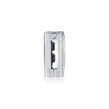 925 Sterling Silver Letter W Reflexions Clip Charm for Bracelets Beads