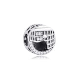 925 Silver Rome Colosseum Charm Bead for Bracelet Jewelry Making