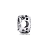 925 Silver Rome Colosseum Charm Bead for Bracelet Jewelry Making