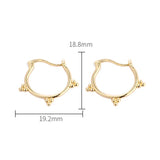 925 Sterling Silver Hoop Earrings for Women Girls Hypoallergenic Jewelry