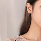 925 Sterling Silver Hoop Earrings for Women Girls Hypoallergenic Jewelry