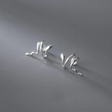 925 Sterling Silver Snake Ear Cuff Wrap Earrings Non-Pierced Cartilage