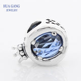 925 Sterling Silver Sparkling Crown O Bead for Pandora Bracelets