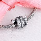 925 Sterling Silver Snake Charm Bead for Bracelet
