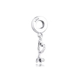 925 Sterling Silver Stethoscope Heart Charm Bead for Bracelet