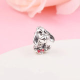 925 Silver Tigger Pig Bear Beads Pendants for Bracelet Charms