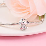 925 Silver Tigger Pig Bear Beads Pendants for Bracelet Charms