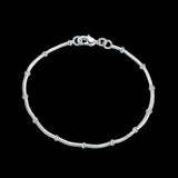 925 Sterling Silver Tiny Thin Beads Snake Chain Bracelet Women Girls Jewelry