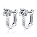 925 Sterling Silver U Type Earring for Women