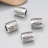 925 Silver Lucky Cloud Symbol Beads Good Luck DIY Bracelet Findings