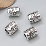 925 Silver Lucky Cloud Symbol Beads Good Luck DIY Bracelet Findings