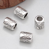 925 Silver Lucky Cloud Symbol Beads Good Luck DIY Bracelet Findings