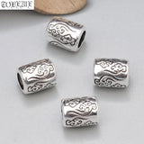 925 Silver Lucky Cloud Symbol Beads Good Luck DIY Bracelet Findings