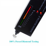 1.0ct 6.5mm Lab Grown Diamond Moissanite Stone Pass Diamond Tester