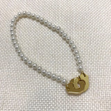 Freshwater Cultivation Pearl Handcuff Bracelet Dinh Van Fit Female Gift Jewelry