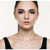 925 Sterling Snowflake Stud Earrings - Women's Brincos