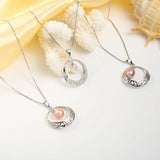 Vintage 925 Silver Real Pearl Necklace