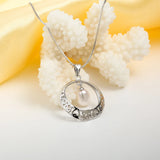 Vintage 925 Silver Real Pearl Necklace