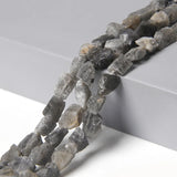 Labradorite Stone Bead Nugget Healing Stone Beads Gravel DIY 7-11mm