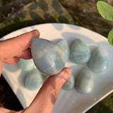 Aquamarine Necklace Pendant Good Luck Gift