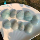 Aquamarine Necklace Pendant Good Luck Gift