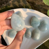 Aquamarine Necklace Pendant Good Luck Gift