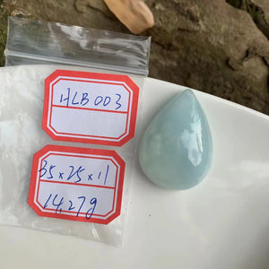 Natural Aquamarine Necklace Pendant Good Luck Gift