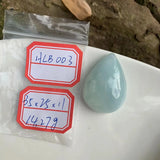 Natural Aquamarine Necklace Pendant Good Luck Gift
