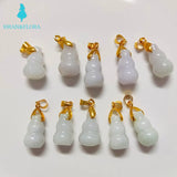 Natural Burma Jade PIG Necklace Pendant Myanmar jade Milo women children jewelry