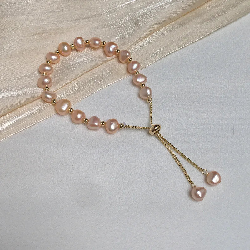 Baroque Pearl Tassel Bracelet Wedding Jewelry Gift