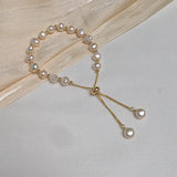 Baroque Pearl Tassel Bracelet Wedding Jewelry Gift