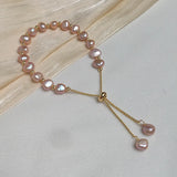 Baroque Pearl Tassel Bracelet Wedding Jewelry Gift