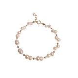 Baroque Freshwater Pearl Bracelet for Women Wedding Bridal Jewelry