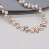 Natural Freshwater Pearls Mixed Beads Strand 6-7mm for Jewelry Making