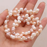 Natural Freshwater Pearls Mixed Beads Strand 6-7mm for Jewelry Making