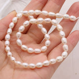 Freshwater Pearls Rice Beads Strand 5-6 mm For Jewelry Making