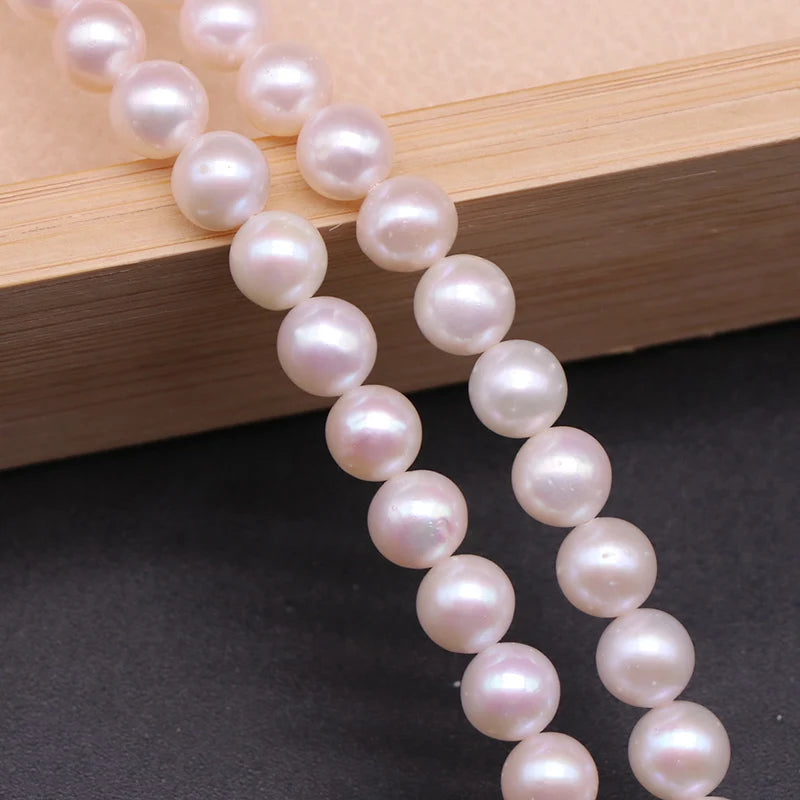 Natural Akoya Pearl Loose Beads 6-8mm for Jewelry Making