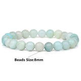 Amethyst Quartz Bracelet 8mm Beads Healing Elastic Jewelry Men Women