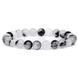 Amethyst Quartz Bracelet 8mm Beads Healing Elastic Jewelry Men Women