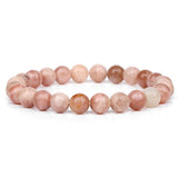 Amethyst Quartz Bracelet 8mm Beads Healing Elastic Jewelry Men Women