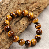 Tiger Eyes Bracelet 8/10/12mm Natural Stone Beaded Gift