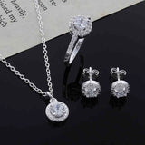 925 Sterling Silver Arrow Jewelry Set for Women Gift